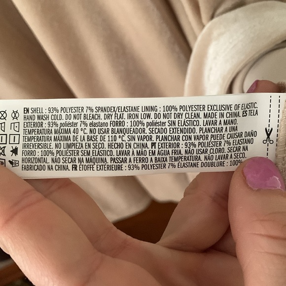 Brand new forever 21 champagne, velvet baby doll mini dress 😍😍😍 - Picture 12 of 14